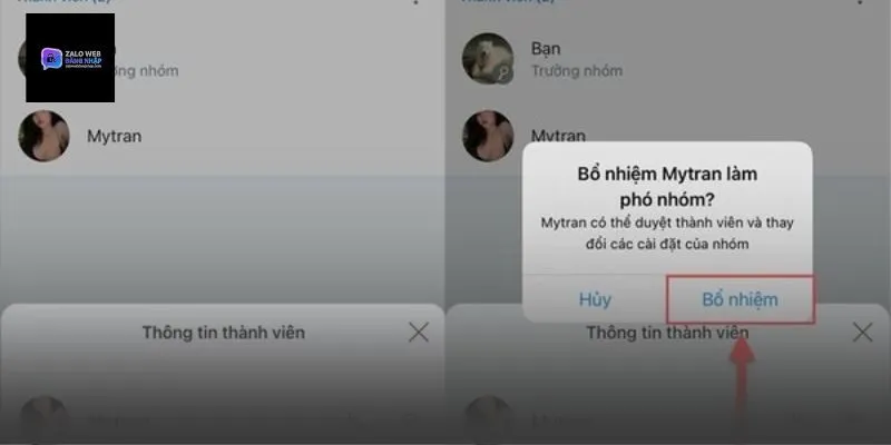 1. Giải đáp chi tiết phó nhóm Zalo có quyền gì?