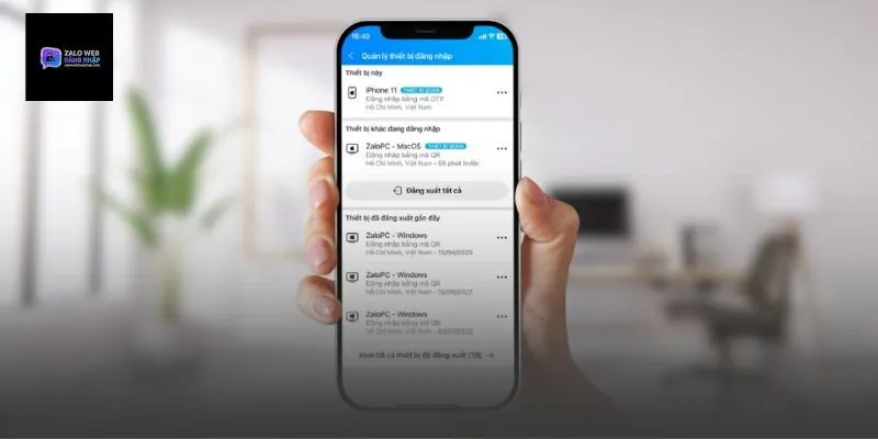 1. Tại sao cần xem lịch sử truy cập Zalo thường xuyên?