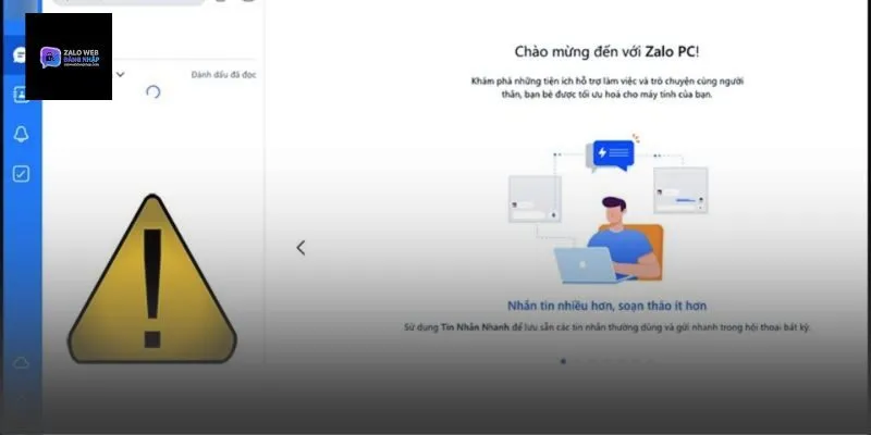 Zalo không hiển thị hình ảnh trên máy tính