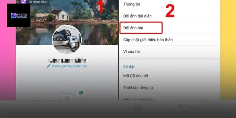 Cách đổi ảnh bìa Zalo trên máy tính 2026