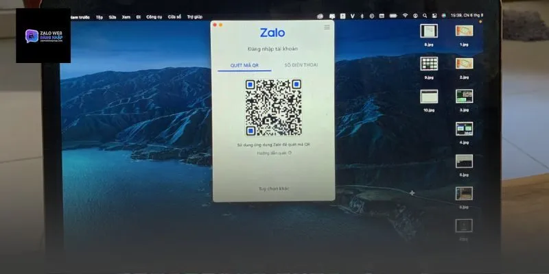 Cách tìm mã QR Zalo trên máy tính (Zalo PC & Web)