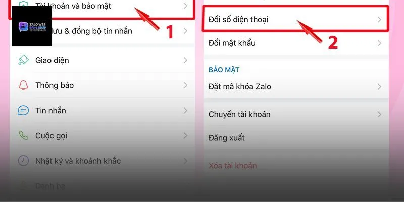 Đổi số Zalo người khác có biết không?