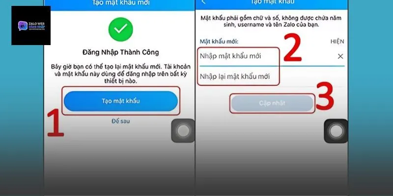 Cách lấy lại mật khẩu Zalo bằng số điện thoại