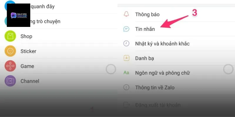 Sử dụng tính năng xuất dữ liệu trên Zalo PC