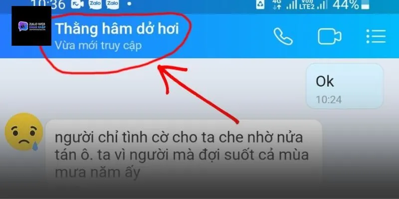 Thao tác đặt tên gợi nhớ trên Zalo máy tính