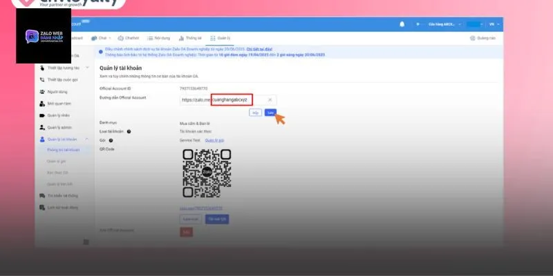 Tính năng thống kê và đo lường của Zalo Short URL