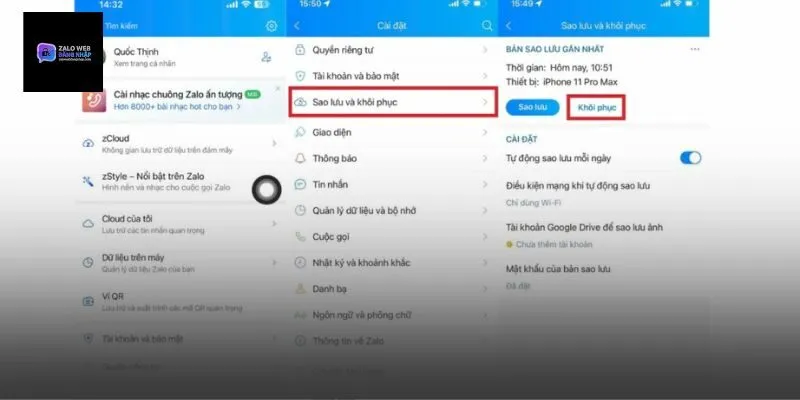 Lưu ý khi sao lưu tin nhắn từ máy này sang máy khác