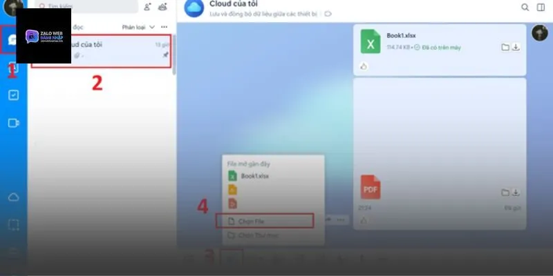 Quản lý và bảo mật tệp tin khi gửi qua Zalo