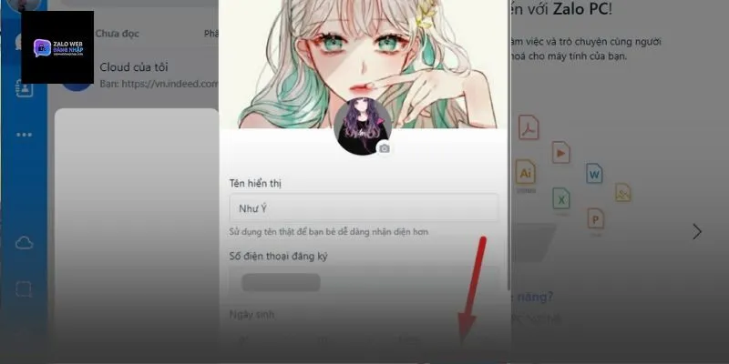 Lưu ý khi đổi ảnh bìa Zalo trên máy tính