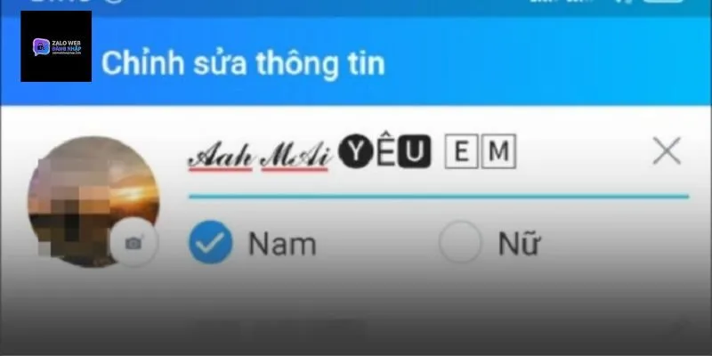 Đồng bộ tên gợi nhớ Zalo trên đa thiết bị