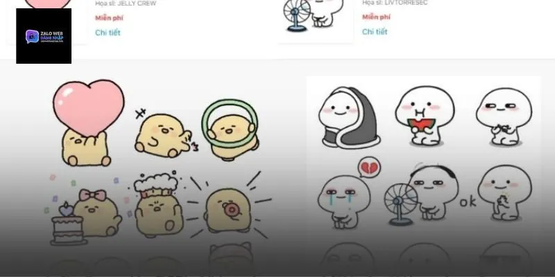 Giải đáp thắc mắc về sử dụng Sticker Zalo
