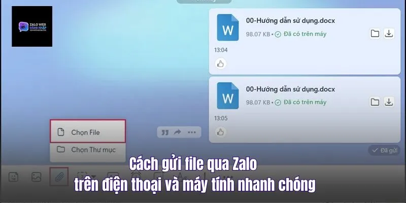 Cách Gửi File Qua Zalo Trên Điện Thoại Và Máy Tính Nhanh Chóng