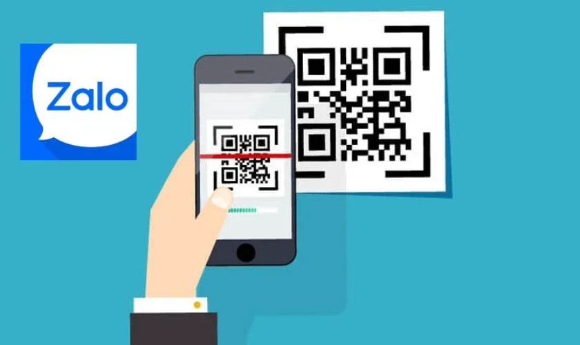 Dùng diện thoại để quét mã qr zalo